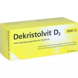 DEKRISTOLVIT D3 2.000 I.U. tabletten, 90 st