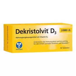 DEKRISTOLVIT D3 2.000 I.U. tabletten, 90 st
