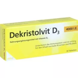 DEKRISTOLVIT D3 4.000 I.U. tabletten, 30 st