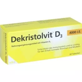 DEKRISTOLVIT D3 4.000 I.U. tabletten, 60 st
