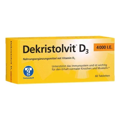 Dekristolvit D3 4.000 IE tabletten, 60 stuks Dekristolvit D3 4.000 IE tabletten, 60 stuks
