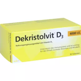 DEKRISTOLVIT D3 4.000 I.U. tabletten, 90 st