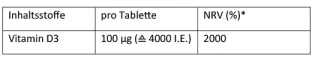Instructions for use for Dekristolvit D3 4.000 IE tabletten, 90 stuks - 3