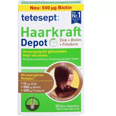 TETESEPT Hair Power Depot Filmomhulde Tabletten, 30 stuks
