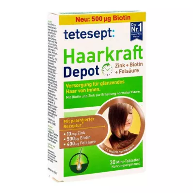 Tetesept Haarkraft Depot filmomhulde tabletten (30 stuks)