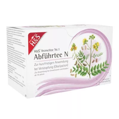 H&S Laxerende thee N Filterzakje, 20X1,0 g H&S Laxerende thee N Filterzakje, 20X1,0 g