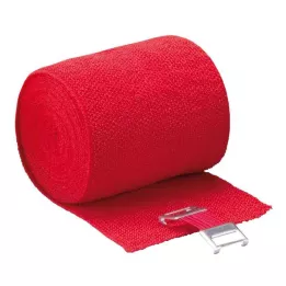 HÖGA-LASTIC Color Ideal Verband 8 cmx5 m rood cello., 1 st