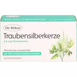 DR.BÖHM Zwarte cohos 6,5 mg filmomhulde tabletten, 60 st