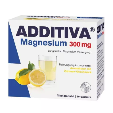Additiva Magnesium 300 mg N-poeder, 20 st Additiva Magnesium 300 mg N-poeder, 20 st
