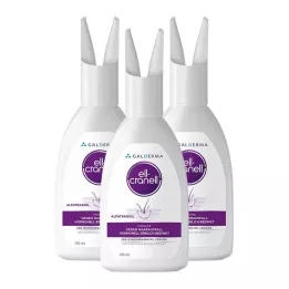 ELL-CRANELL 250 microgram/ml oplossing voor toepassing op het hoofd, 3 x 100 ml
