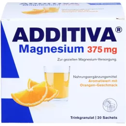 ADDITIVA Magnesium 375 mg Zakjes Sinaasappel, 20 st