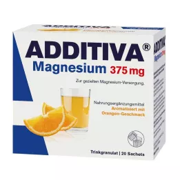 ADDITIVA Magnesium 375 mg Zakjes Sinaasappel, 20 st