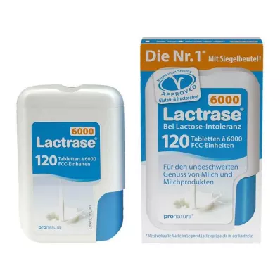 Lactrase 6.000 FCC tabletten in klikdispenser, 120 stuks