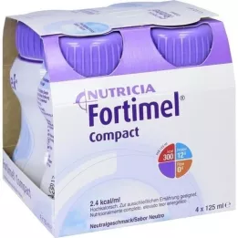FORTIMEL Compact 2,4 neutraal, 4X125 ml