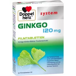 DOPPELHERZ Ginkgo 120 mg system filmomhulde tabletten, 30 st