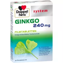 DOPPELHERZ Ginkgo 240 mg system filmomhulde tabletten, 30 st