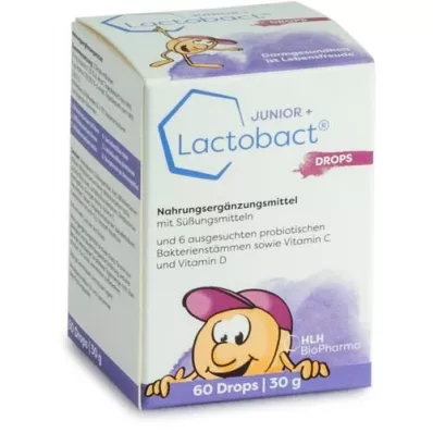 LACTOBACT Junior Drops zuigtabletten, 60 stuks