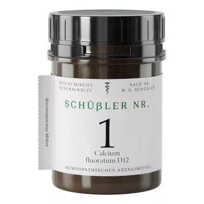 SCHÜSSLER NR.1 Calcium fluoratum D 12 tabletten, 400 st SCHÜSSLER NR.1 Calcium fluoratum D 12 tabletten, 400 st