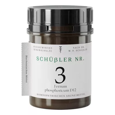 SCHÜSSLER Nr.3 Ferrum phosphoricum D 12 tabletten, 400 st SCHÜSSLER Nr.3 Ferrum phosphoricum D 12 tabletten, 400 st