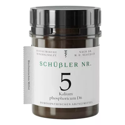 Schüssler No.5 Kalium fosforicum D 6 tabletten, 1000 stuks Schüssler No.5 Kalium fosforicum D 6 tabletten, 1000 stuks