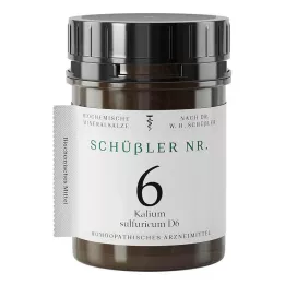 Schüssler No.6 Kalium Sulphuricum D 6 tabletten, 1000 stuks
