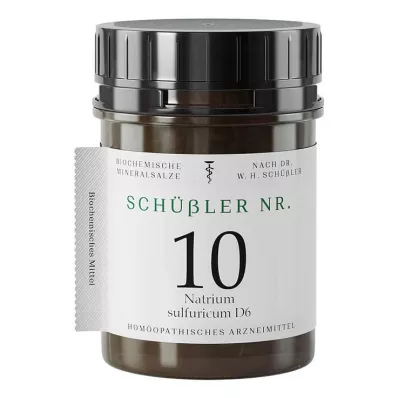Schüssler nr. 10 Natriumzwavelicum D 6 tabletten, 400 stuks