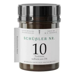 Schüssler nr. 10 Natriumzwavelicum D 6 tabletten, 1000 stuks