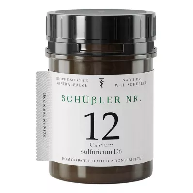 SCHÜSSLER Nr.12 Calcium sulphuricum D 6 Tabletten, 400 st
