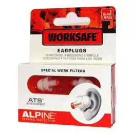 ALPINE WORKSAFE Oordopjes, 2 stuks