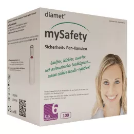 DIAMET mySafety veiligheidspen Kan.31 G 0,25x6 mm, 100 st