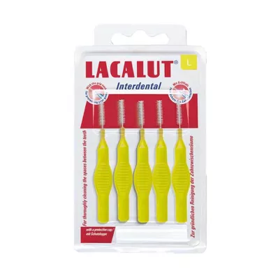 LACALUT Interdentale L-borstel diameter 4,0 mm, 5 stuks LACALUT Interdentale L-borstel diameter 4,0 mm, 5 stuks