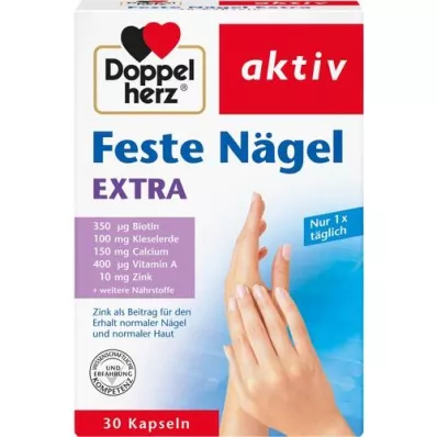 DOPPELHERZ Stevige Nagels Extra Capsules, 30 stuks