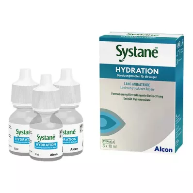 SYSTANE HYDRATION Bevochtigingsdruppels voor de ogen, 3X10 ml