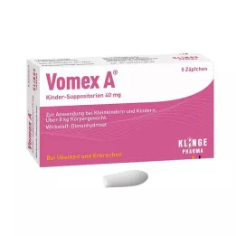 VOMEX A Zetpillen voor kinderen 40 mg, 5 stuks
