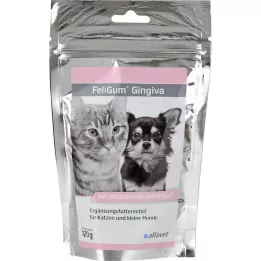 FELIGUM Tandvlees kauwdruppels voor katten/kleine honden, 120 g