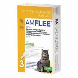 AMFLEE 50 mg spot-on oplossing voor katten, 3 stuks