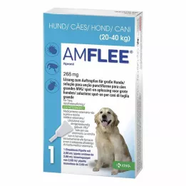 AMFLEE 268 mg spot-on oplossing voor grote honden 20-40kg, 3 st