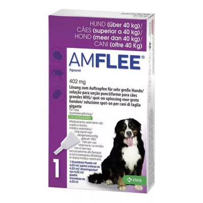AMFLEE 402 mg spot-on oplossing voor zeer grote honden 40-60kg, 3 st