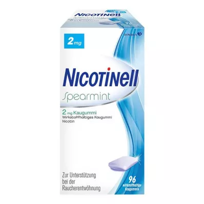 NICOTINELL Kauwgom met groene munt 2 mg, 96 stuks NICOTINELL Kauwgom met groene munt 2 mg, 96 stuks
