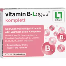 VITAMIN B-LOGES volledige filmomhulde tabletten, 60 st