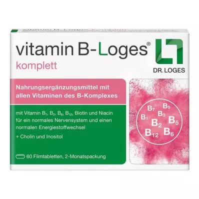VITAMIN B-LOGES volledige filmomhulde tabletten, 60 st VITAMIN B-LOGES volledige filmomhulde tabletten, 60 st