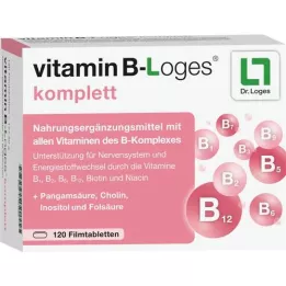 VITAMIN B-LOGES volledige filmomhulde tabletten, 120 st