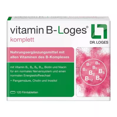 VITAMIN B-LOGES volledige filmomhulde tabletten, 120 st VITAMIN B-LOGES volledige filmomhulde tabletten, 120 st