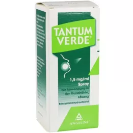 TANTUM VERDE 1,5 mg/ml spray voor gebruik in de mondholte, 30 ml
