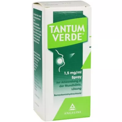 TANTUM VERDE 1,5 mg/ml spray voor gebruik in de mondholte, 30 ml