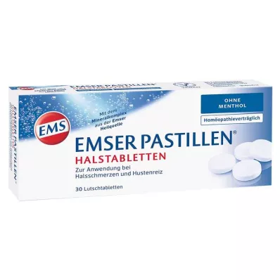 EMSER Pastilles zonder menthol, 30 stuks EMSER Pastilles zonder menthol, 30 stuks