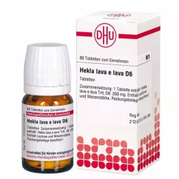 HEKLA lava e lava D 6 tabletten, 80 stuks