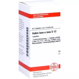 HEKLA lava e lava D 12 tabletten, 80 stuks