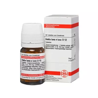 DHU Hekla lava e lava D 12 tabletten, 80 st DHU Hekla lava e lava D 12 tabletten, 80 st