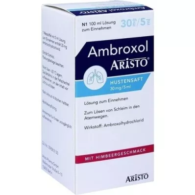 AMBROXOL Aristo hoestsiroop 30 mg/5 ml Oplossing voor oraal gebruik, 100 ml